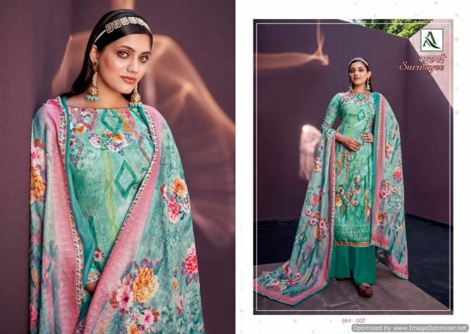 Alok Surmayee Fancy Casual Daily Wear Digital Printed Wool Pashmina Collection